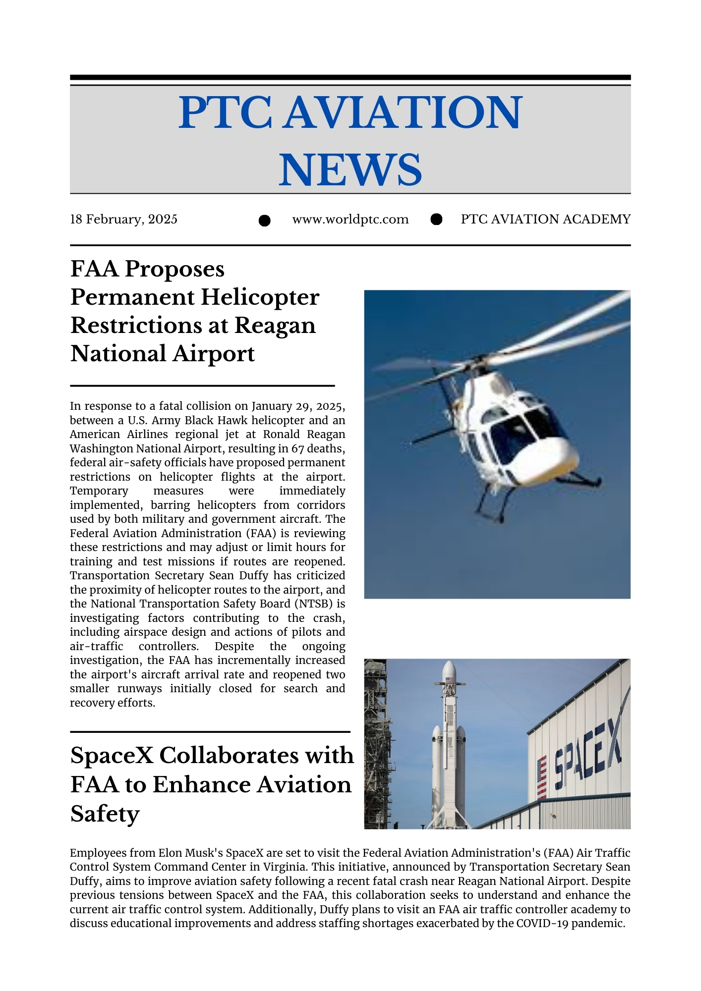 PTC AVIATION NEWS